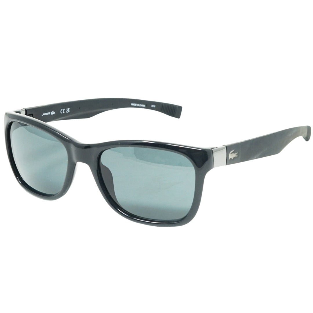 Lacoste Grey Polarized Lens Black Sunglasses