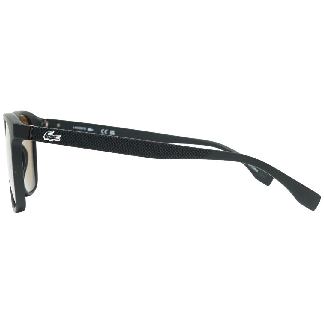 Lacoste Brown Lens Matte Black Sunglasses