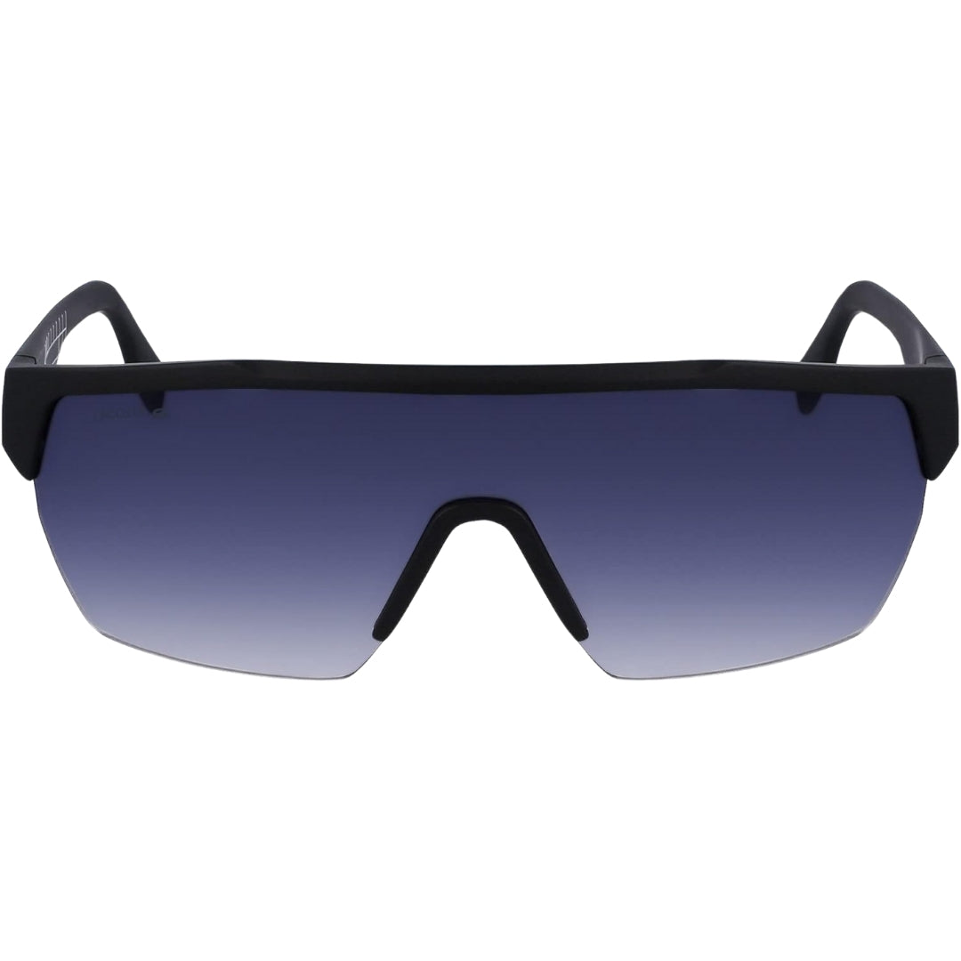 Lacoste Blue Gradient Lens Matte Black Sunglasses