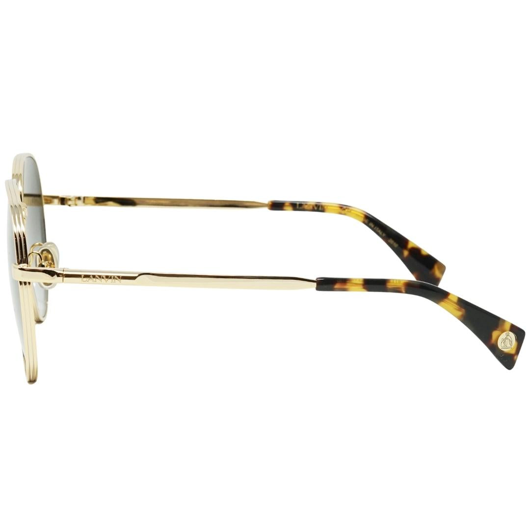 Lanvin Gradient Grey Lens Gold Sunglasses