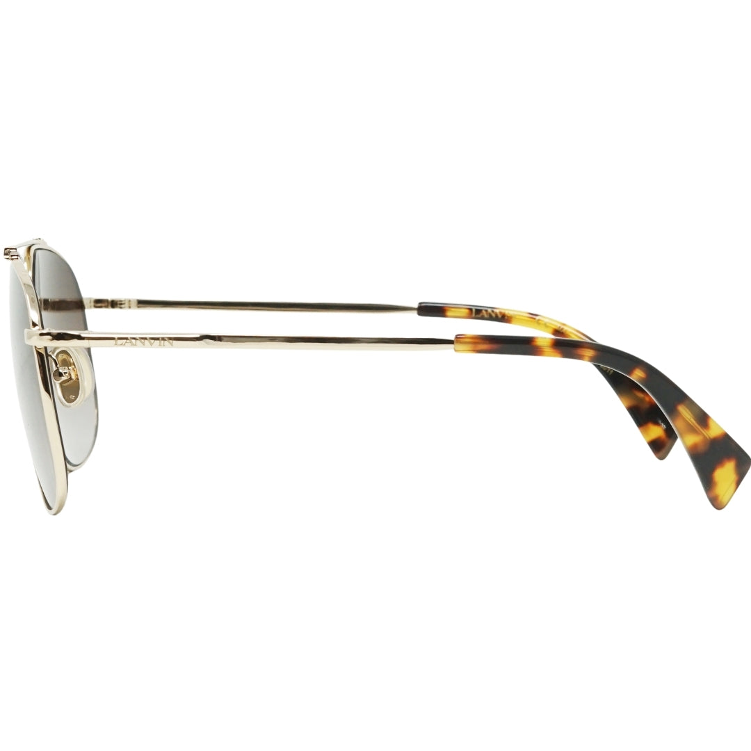 Lanvin Grey Gradient Lens Gold Sunglasses