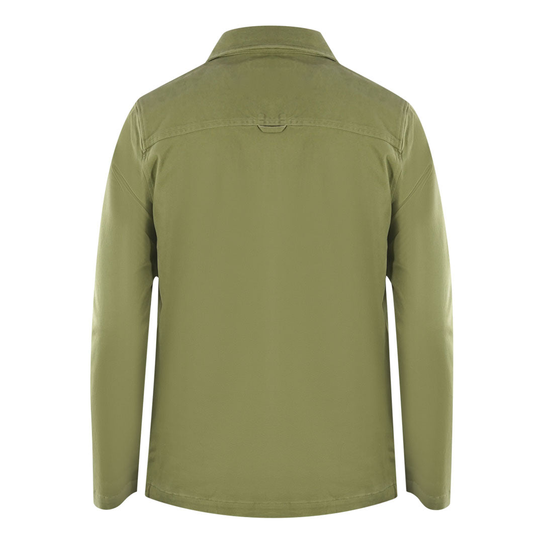 Lyle & Scott Twill Lichen Green Overshirt Jacket