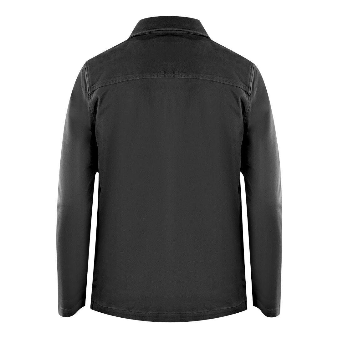 Lyle & Scott Cotton Ripstop Black Overshirt Jacket
