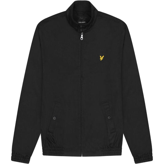 Lyle & Scott Branded Black Short Zip-Up Jacket