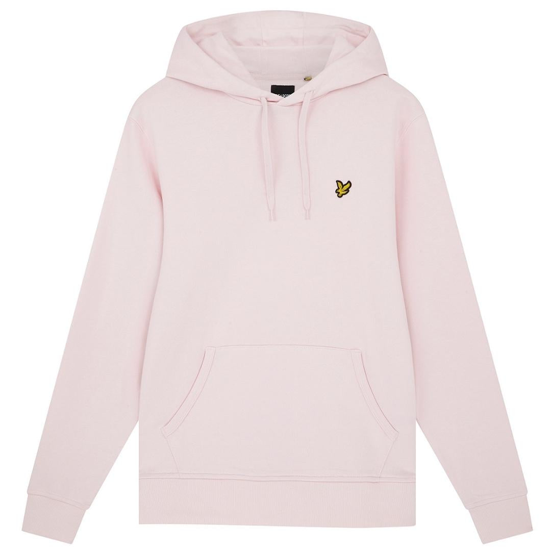 Lyle & Scott Branded Light Pink Pull-over Hoodie