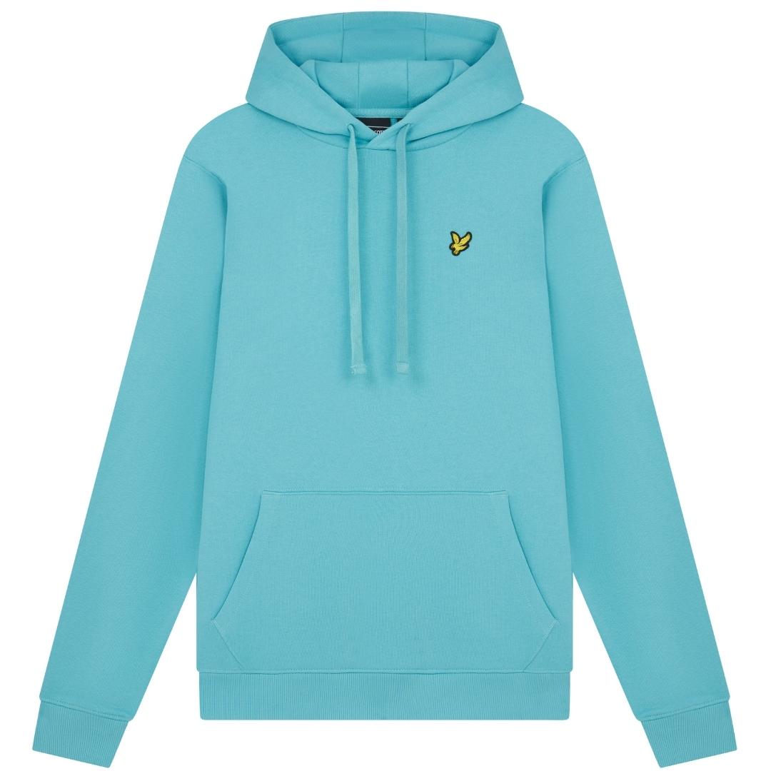 Lyle & Scott Branded Alpine Sky Pull-over Hoodie