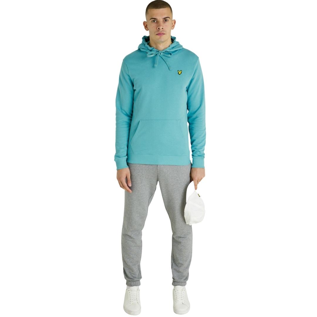 Lyle & Scott Branded Alpine Sky Pull-over Hoodie