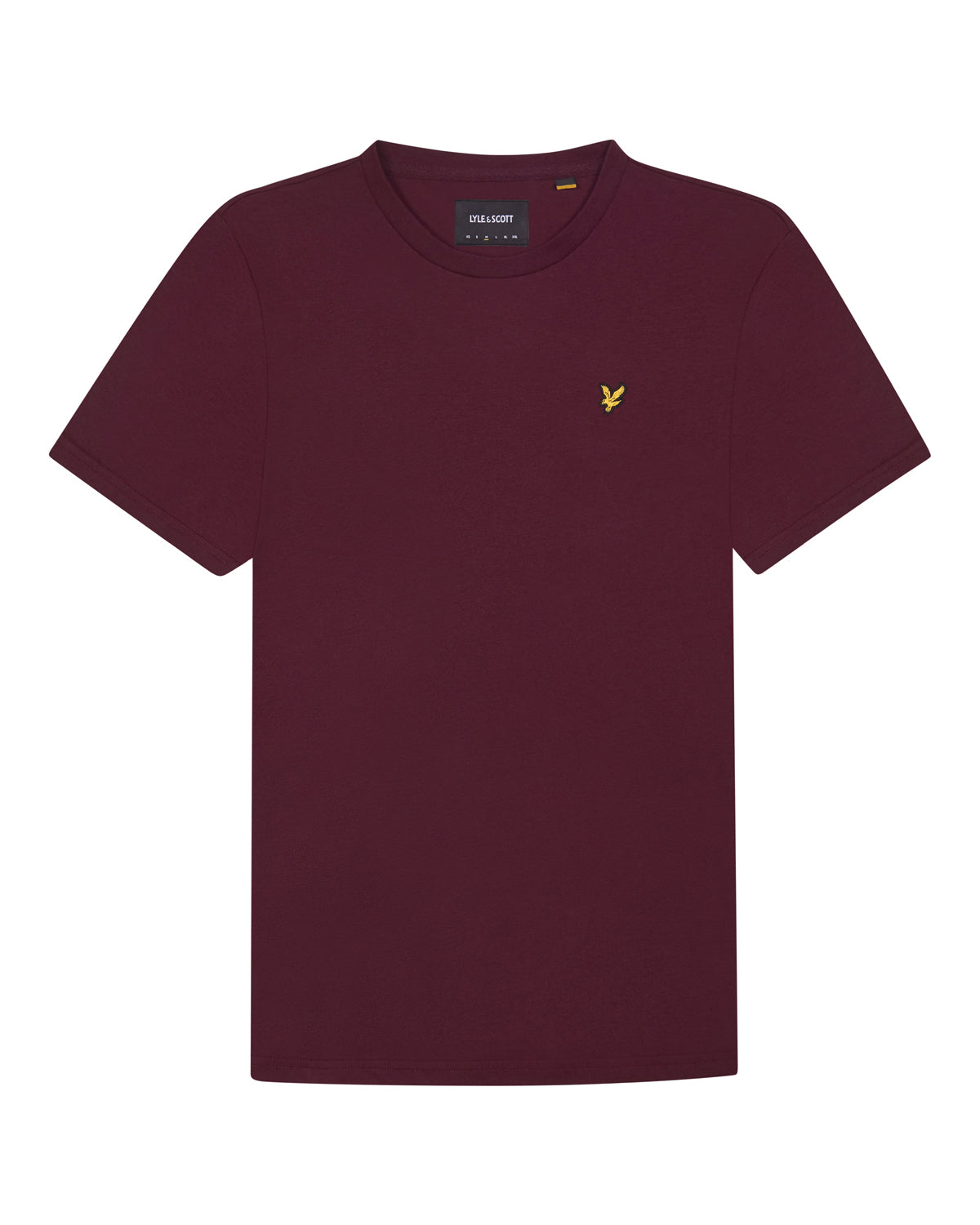 Lyle & Scott Plain Burgundy T-Shirt