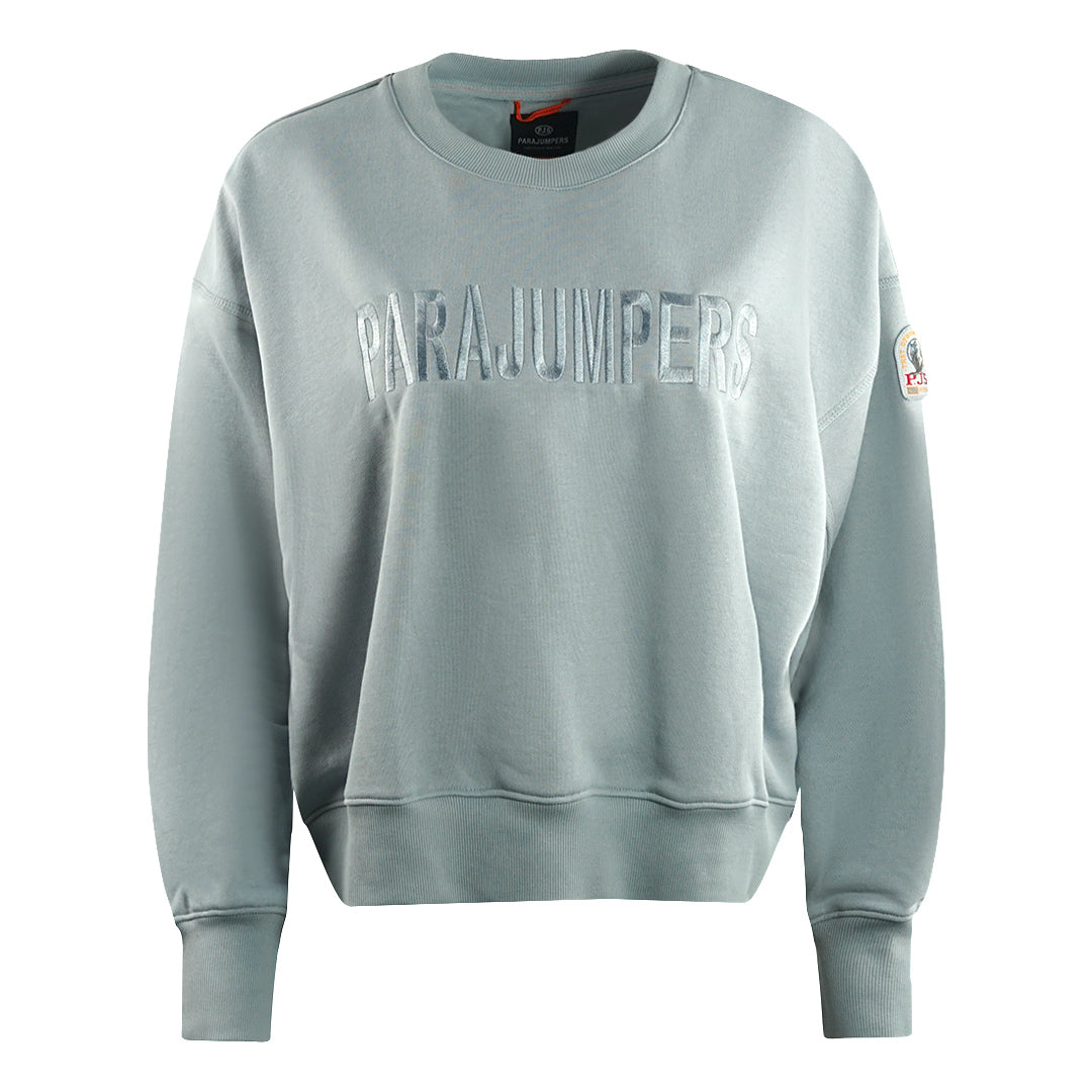 Parajumpers Melita Large Brand Logo Shark Grey Sweatshirt