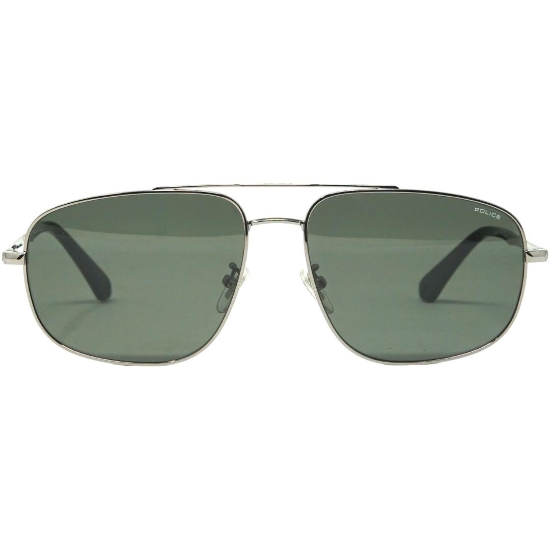 Police SPLE04M 0509 Silver Sunglasses