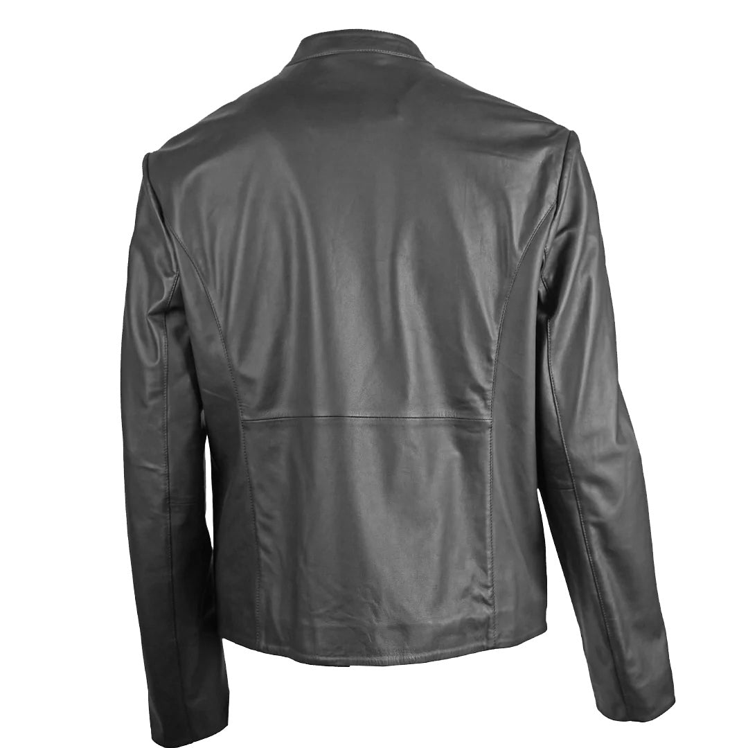 Emporio Armani W1B50P W1P52 999 Leather Jacket