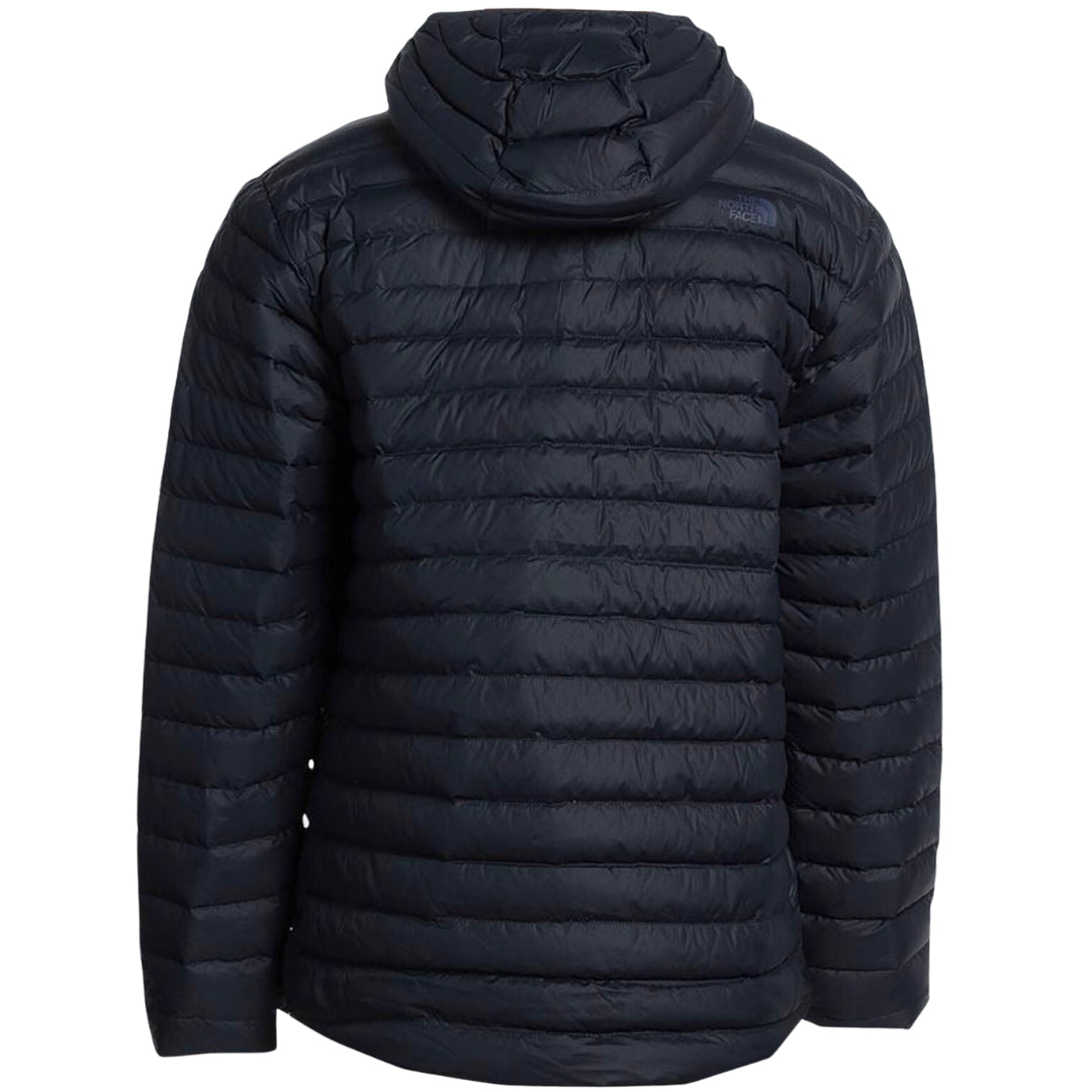 The North Face M Stretch Aviator Navy Hooded Down Jacket
