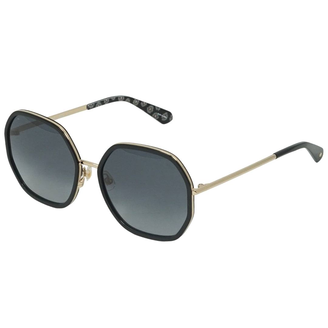 Kate Spade Nicola G S Rhl Black Gold Sunglasses