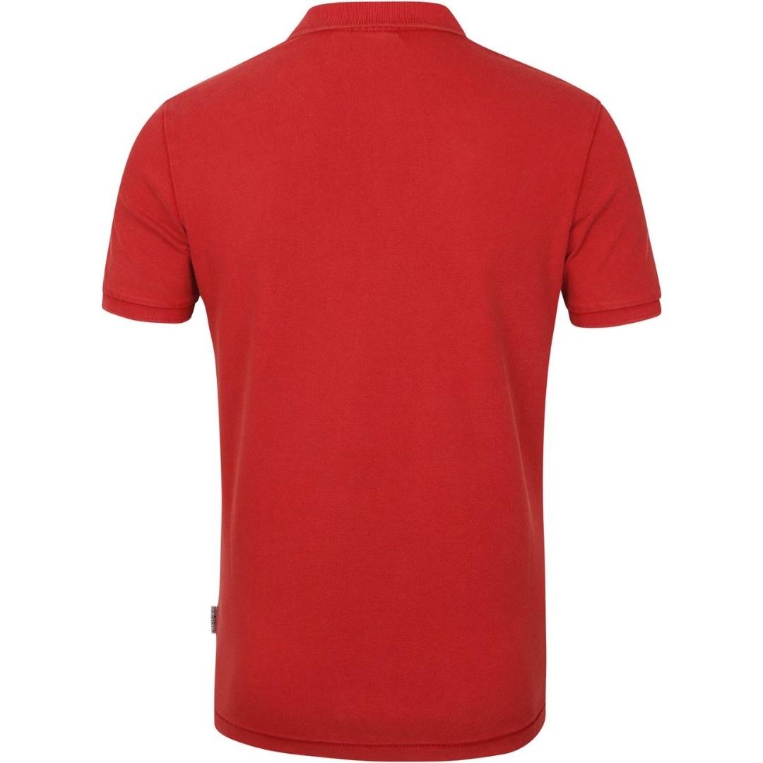 Napapijri ELBAS 4 Logo Old Red Polo Shirt