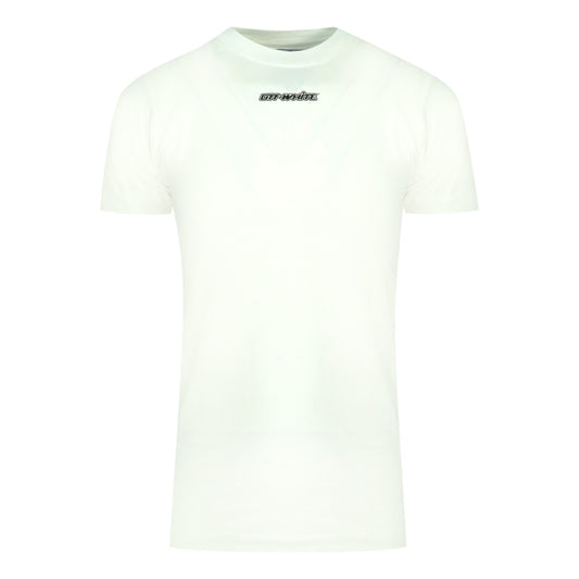 Off-White Pink Marker Logo White T-Shirt