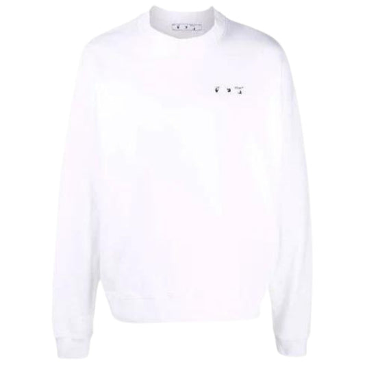 Off-White Big OW Skate Fit White Sweatshirt
