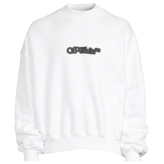 Off-White Blurr Book Over White Oversized Sweatshirt