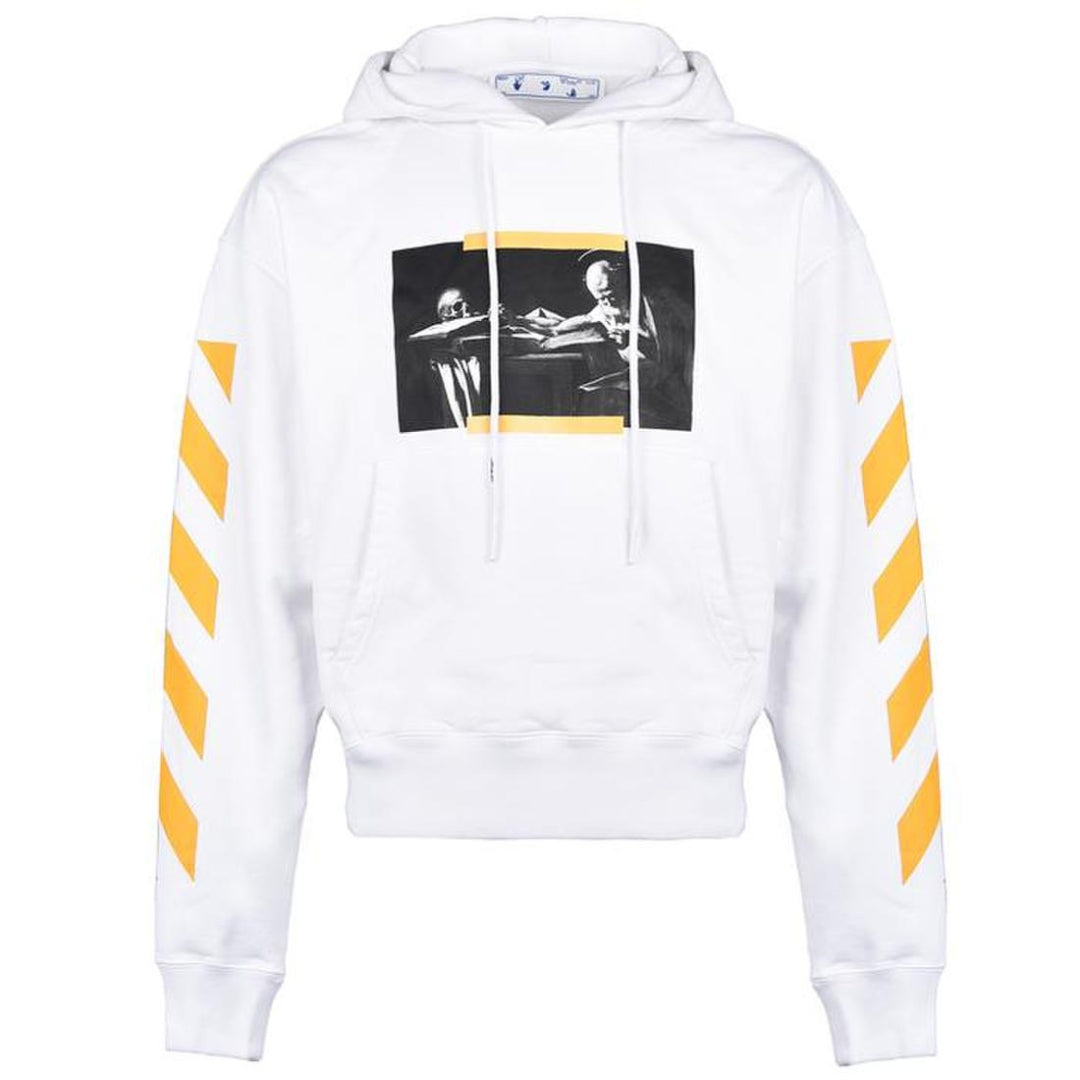 Off-White Carav Painting Over White Hoodie