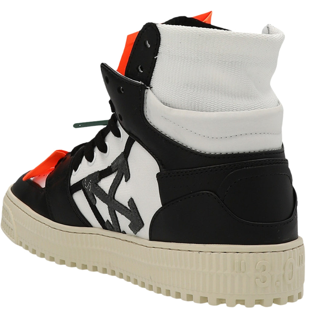 Off-White Off Court 3.0 Black Leather High Tops