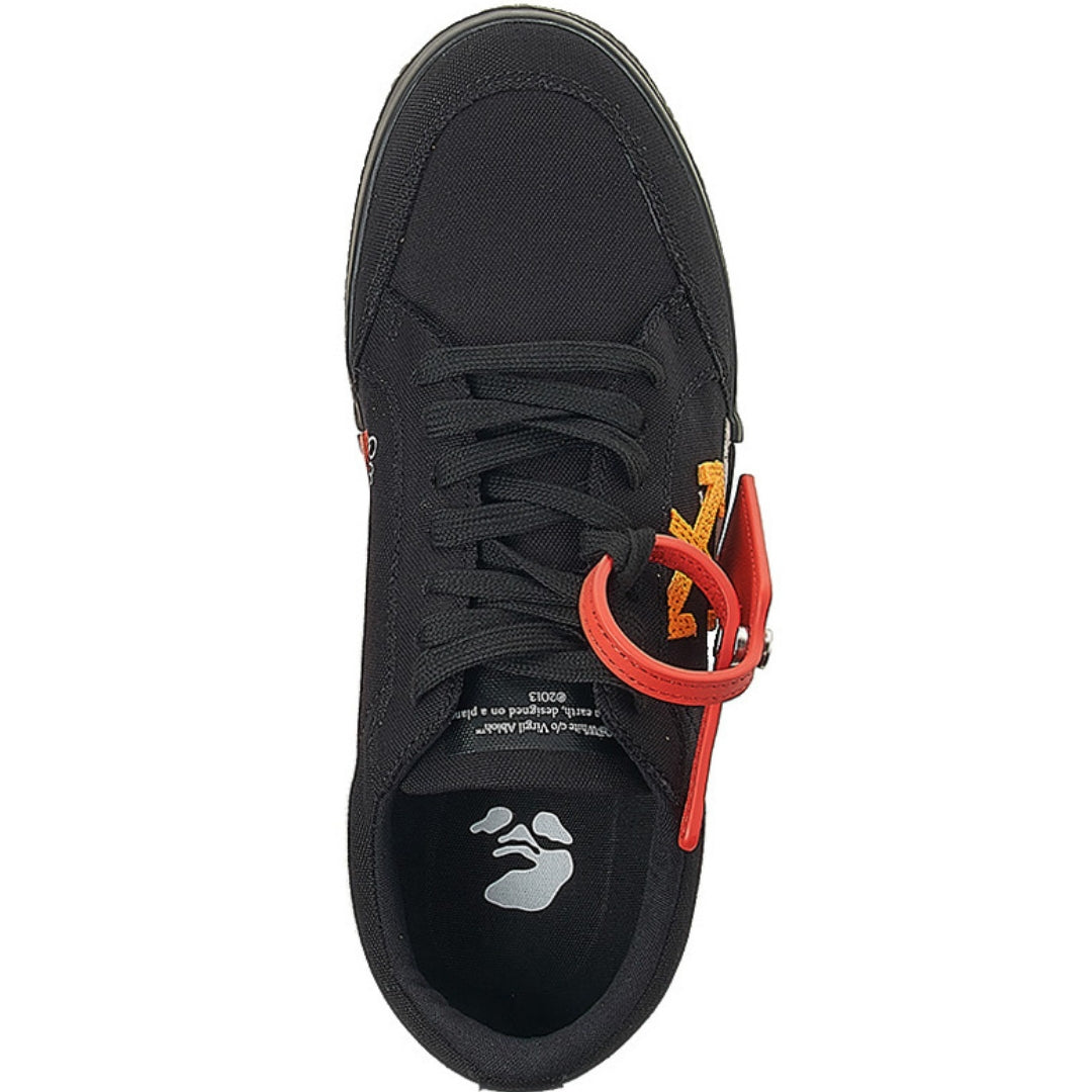 Off-White Vulc Low Orange Design Black Sneakers
