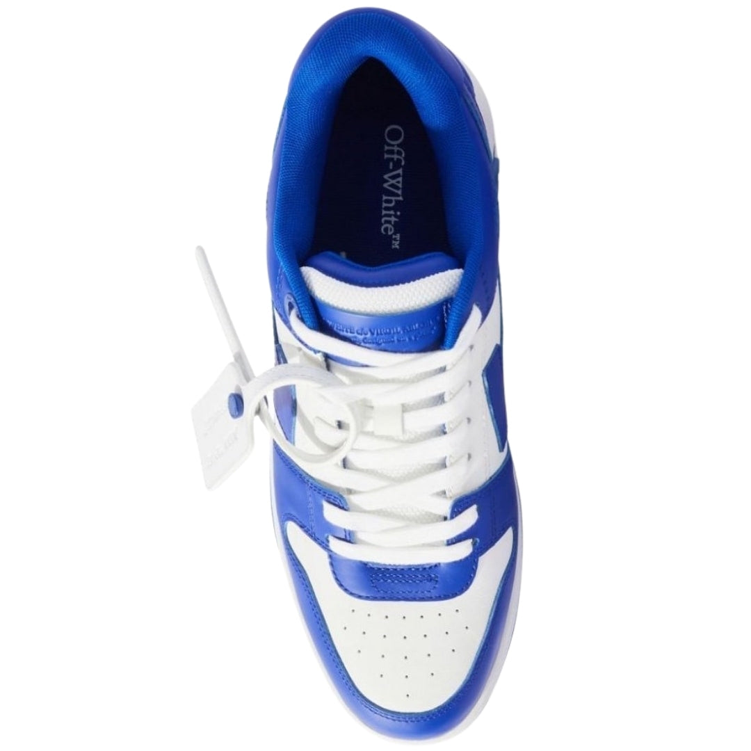 Off-White Out Of Office Leather Blue Sneakers