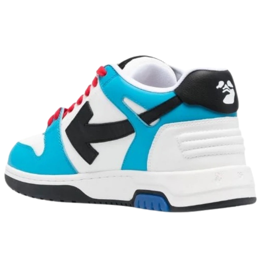 Off-White Out Of Office White Blue/Black Leather Sneakers