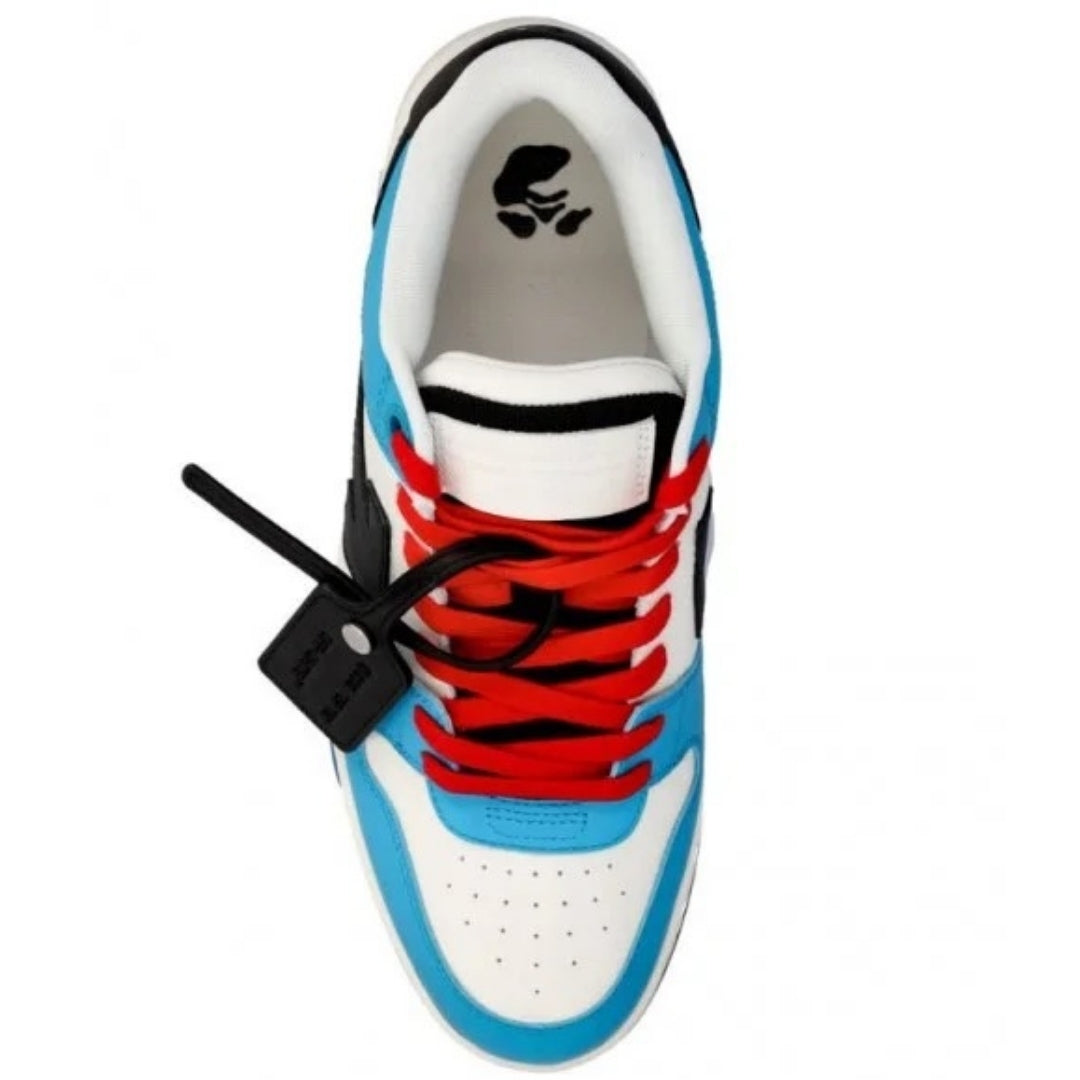 Off-White Out Of Office White Blue/Black Leather Sneakers