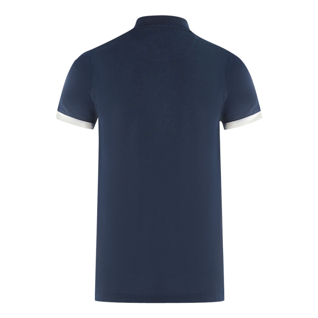 Aquascutum London Aldis Navy Blue Polo Shirt