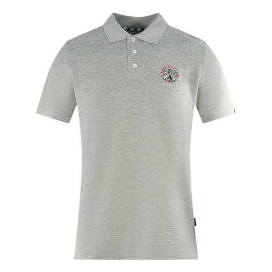 Aquascutum London Crest Grey Polo Shirt