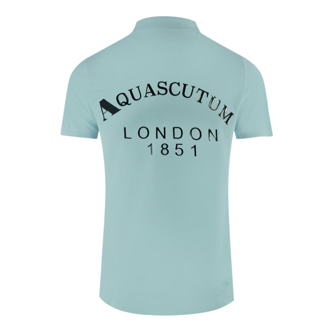 Aquascutum London 1851 Light Blue Polo Shirt