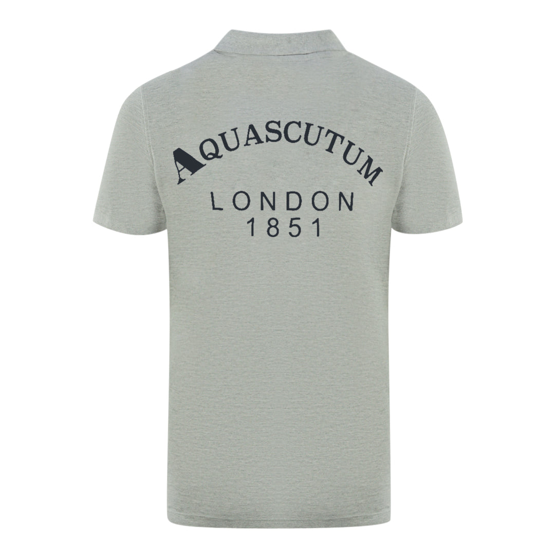 Aquascutum London 1851 Grey Polo Shirt
