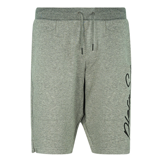 Philipp Plein Signature Logo Grey Shorts - Nova Clothing