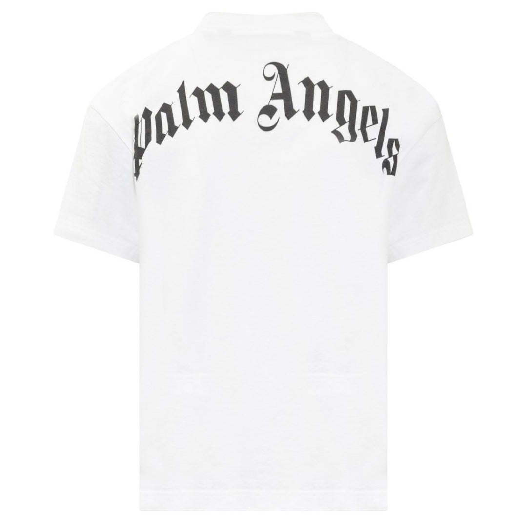 Palm Angels Classic Shark Design White T-Shirt