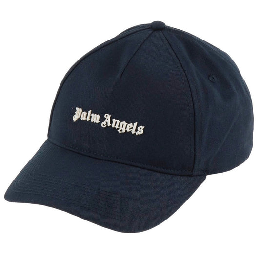 Palm Angels Logo Navy Blue Cap