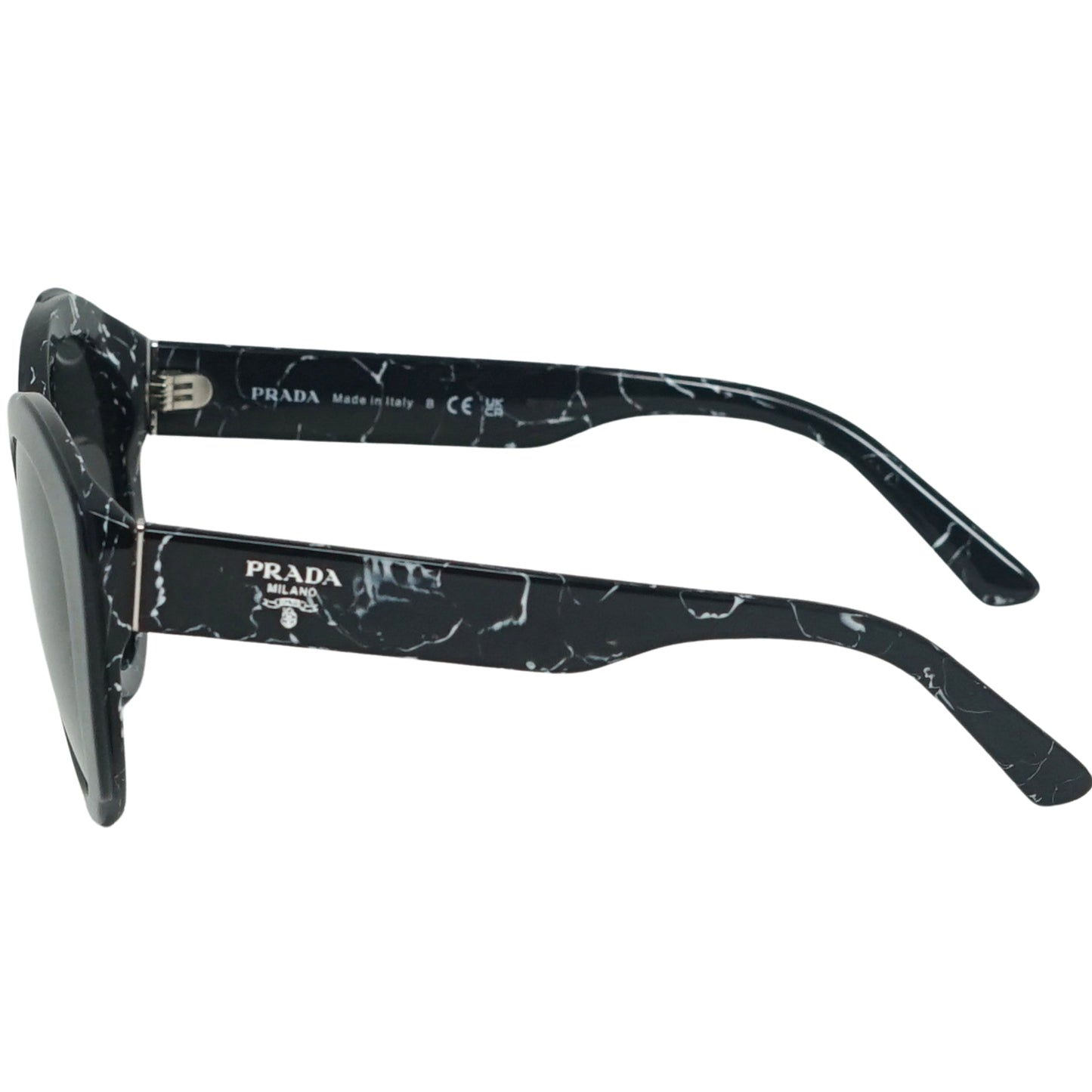 Prada PR01YS 09V5S0 Black Sunglasses
