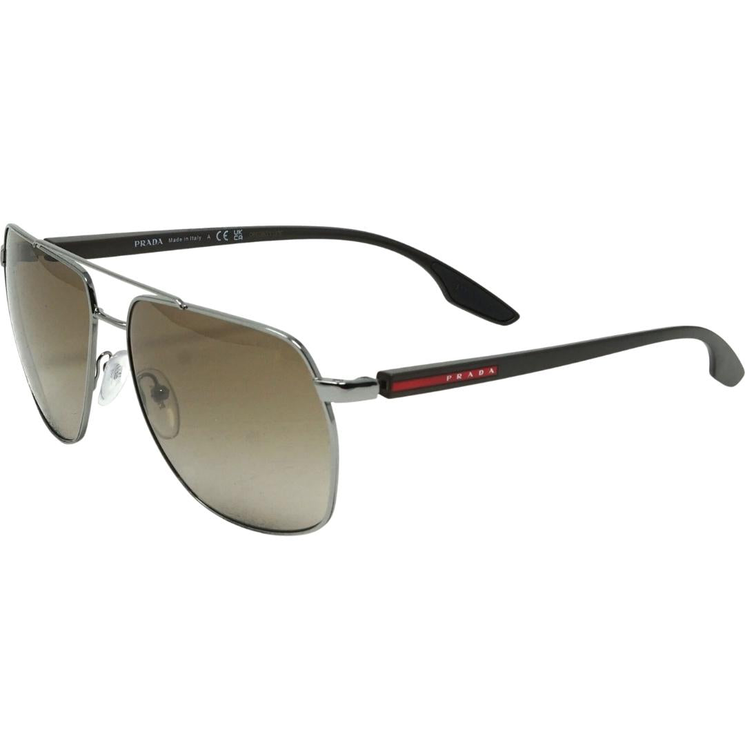 Prada Sport PS55VS 5AV1X1 Silver Sunglasses