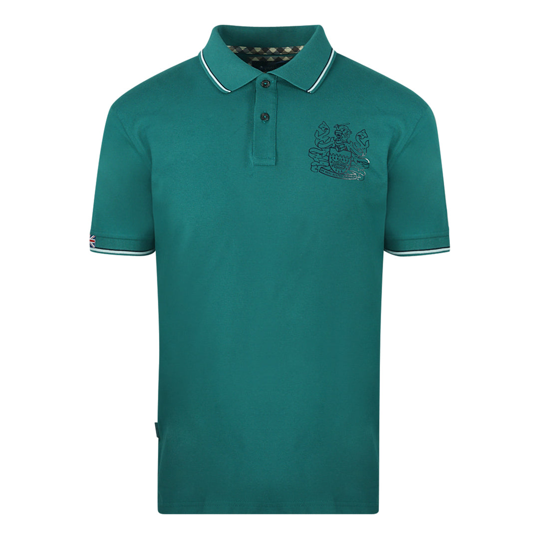 Aquascutum Aldis Crest Green Polo Shirt