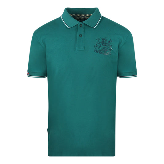 Aquascutum Aldis Crest Green Polo Shirt