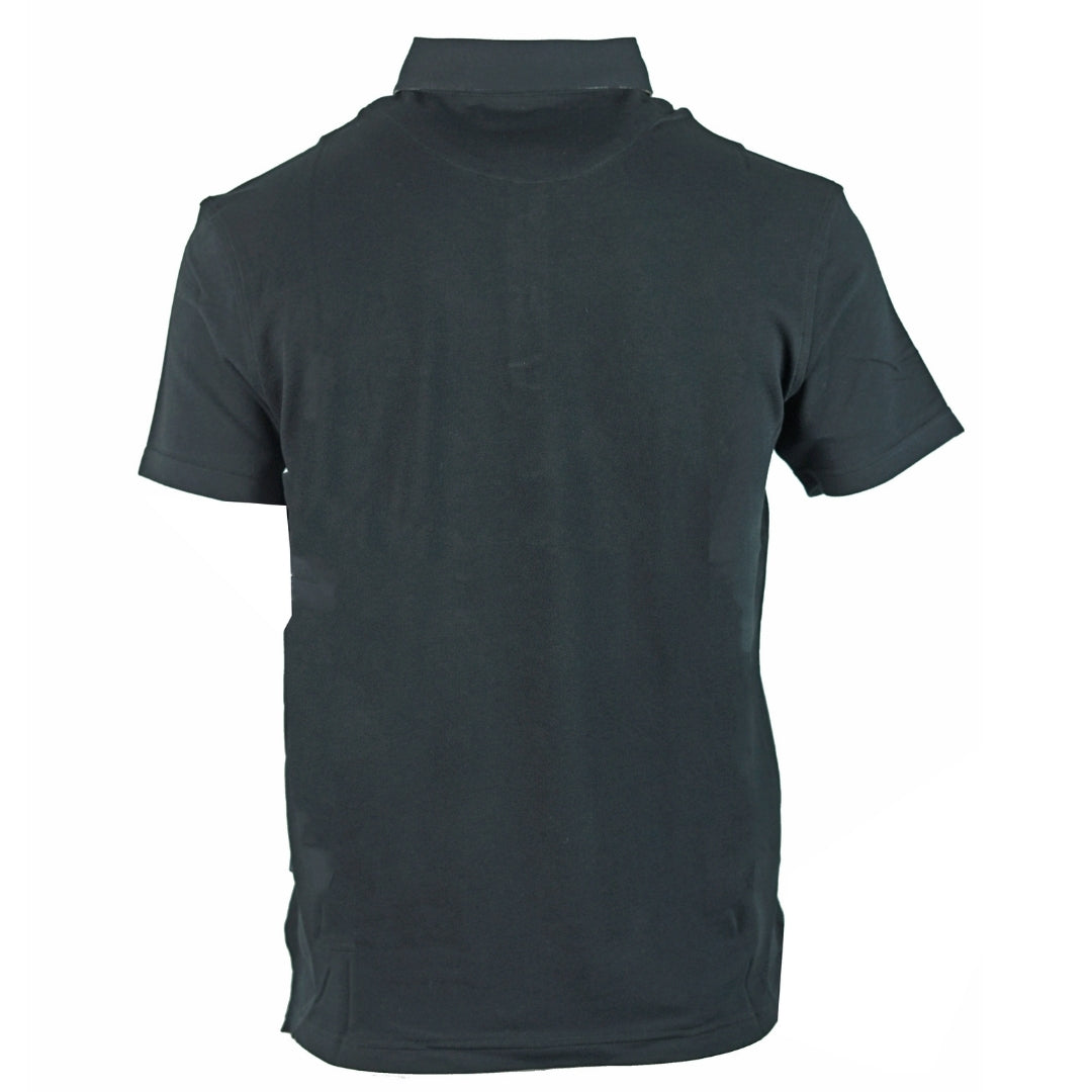Aquascutum Aldis Logo Black Polo Shirt - Nova Clothing