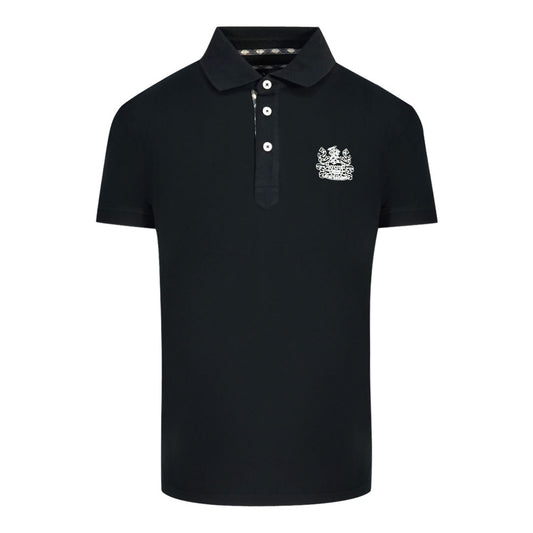 Aquascutum Aldis Black Polo Shirt