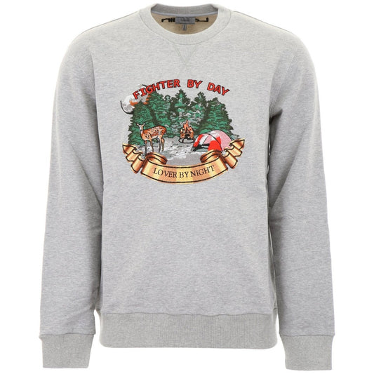 Lanvin Fighter By Day Lover By Night Forest Grey Sweater