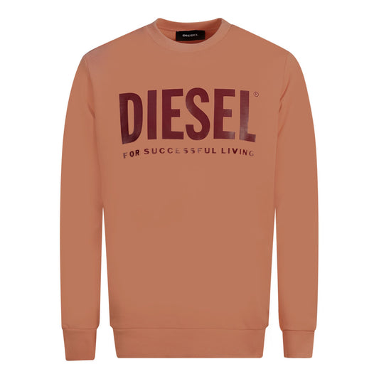 Diesel S-Division-Logo Pink Sweater