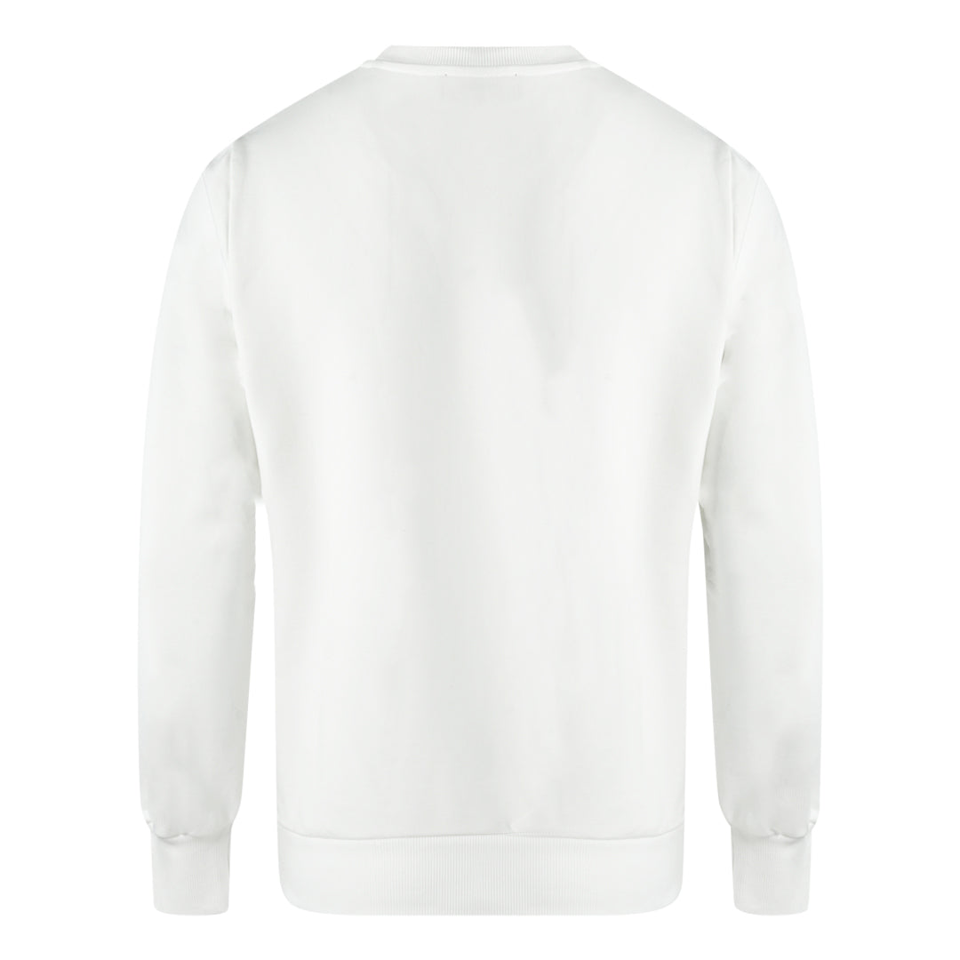 Diesel 001978 Logo White Sweater - Nova Clothing