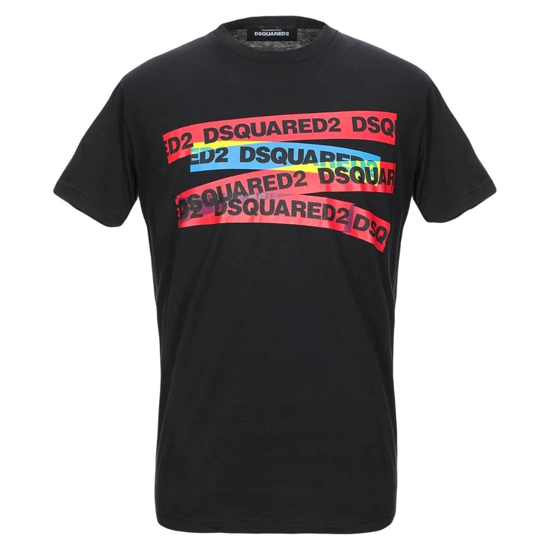 Dsquared2 Tape Logo Black T-Shirt