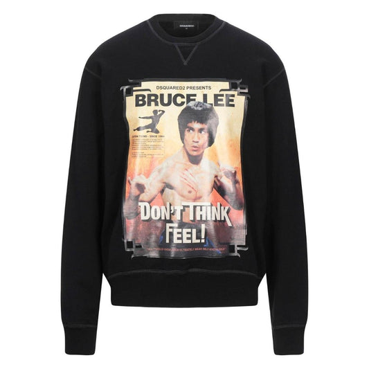 Dsquared2 Bruce Lee Don�t Think Feel Black Sweater
