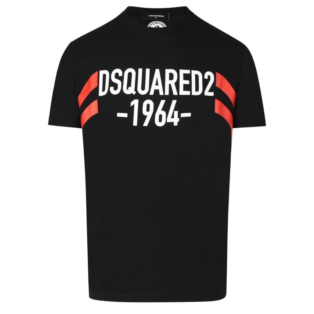 Dsquared2 1964 Logo Black T-Shirt