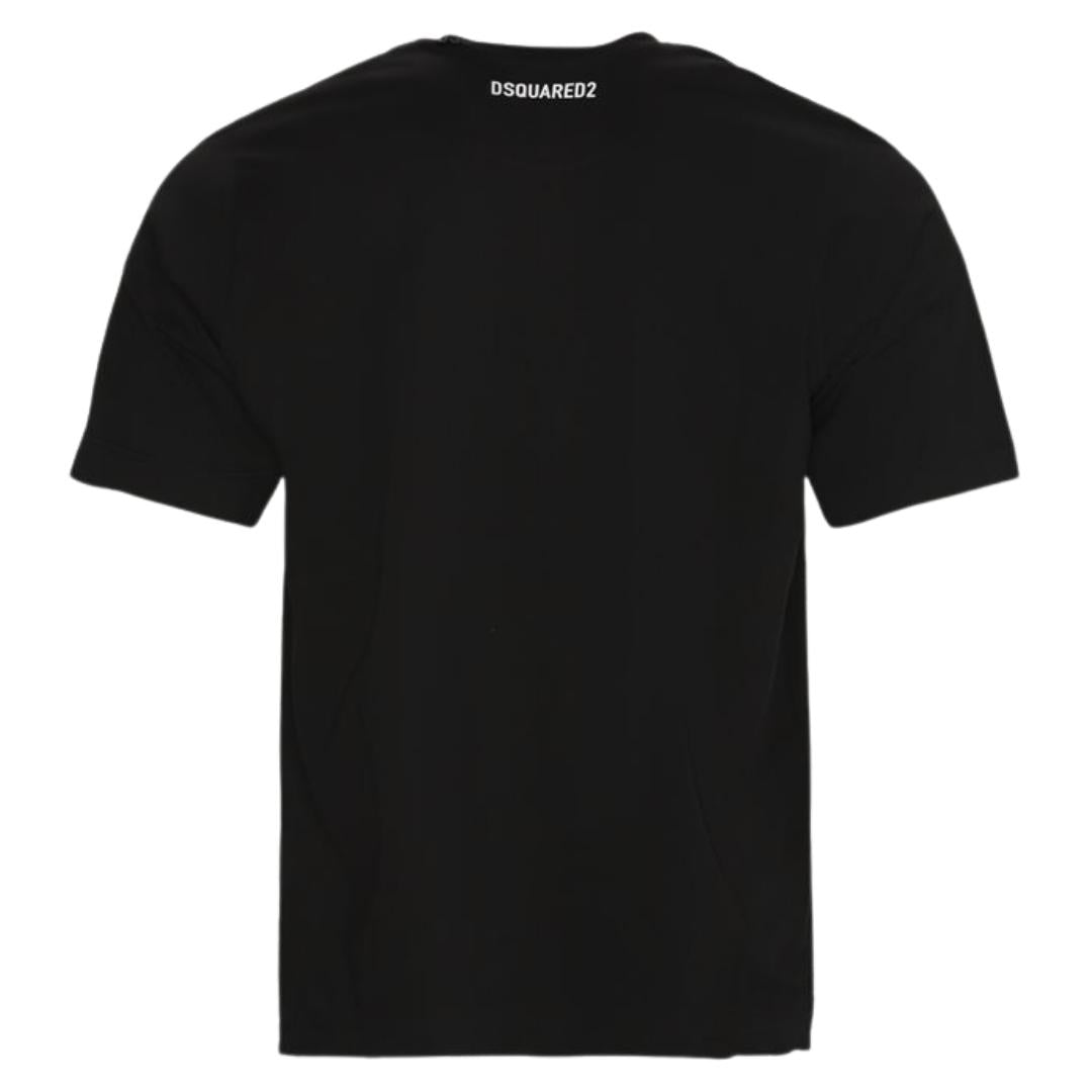 Dsquared2 Made In Italy Since 1995 Oversize Black T-Shirt