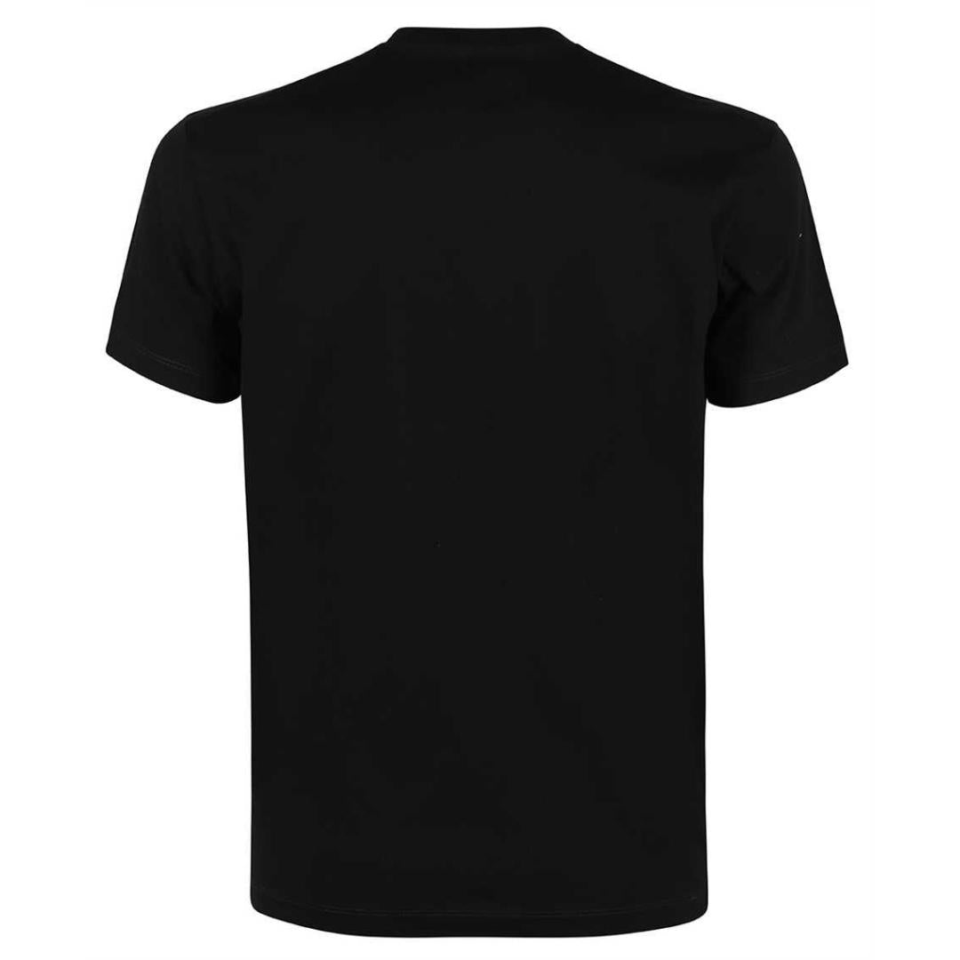 Dsquared2 Maple Leaf Chest Logo Black T-Shirt