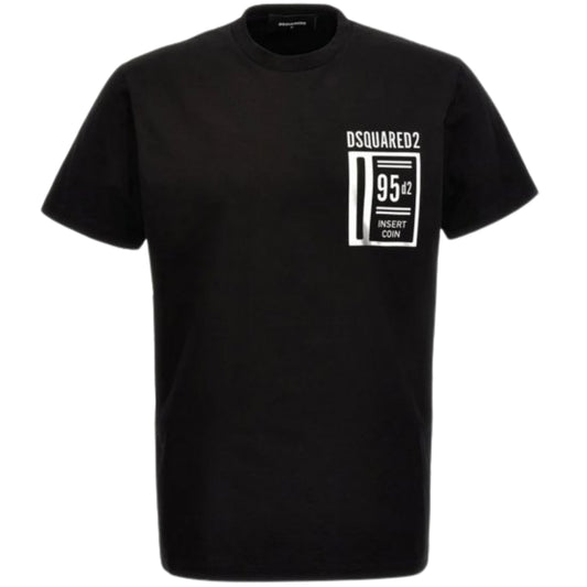 Dsquared2 Insert Logo Cool Fit Black T-Shirt