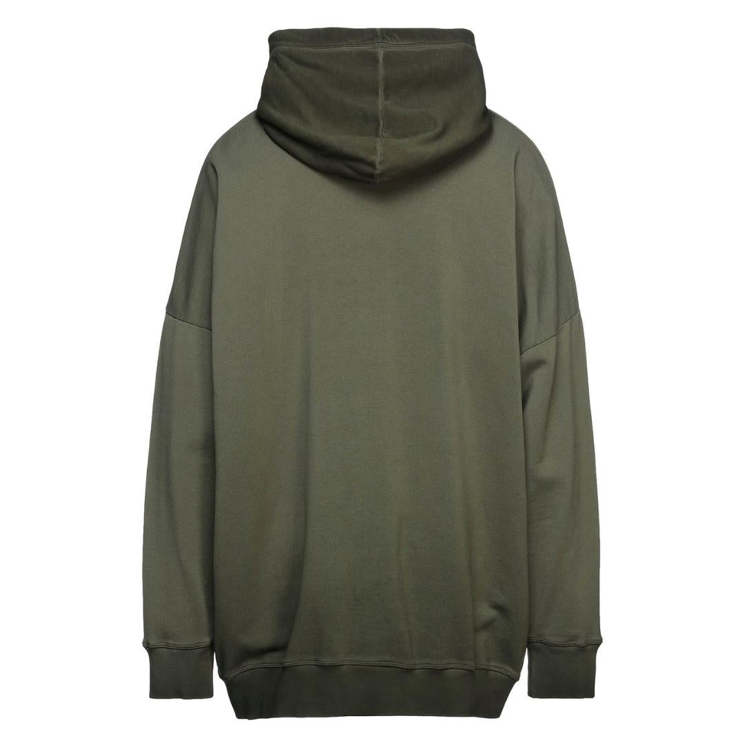 Dsquared2 Born To Be A Fighter Oversize Green Hoodie